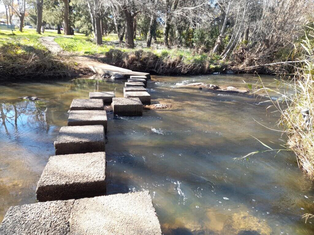 Stepping stones at Umbagong District park