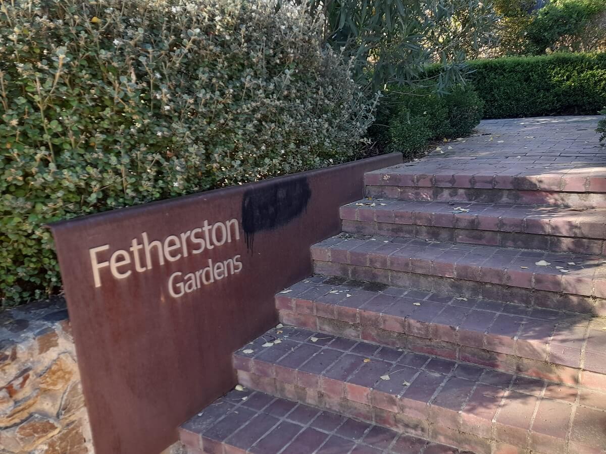 Fetherston Gardens entrance