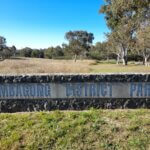 Umbagong District Park entrance sign